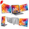 LXU Laptop Screen Extender, 15.6" FHD 1080P IPS Laptop Monitor Extender Triple Screens, Portable Monitor for Laptops 12~17.3 inch, Plug n Play Extended Monitor for MacBooks(NOT M1 M2 M3)/Windows view 1