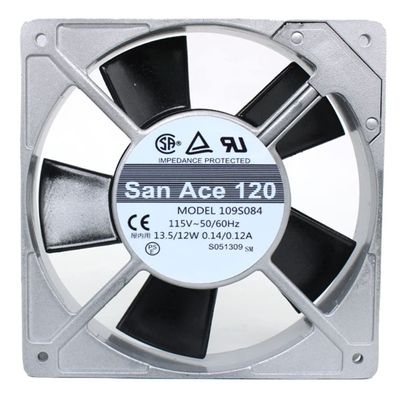 109S084 2-pin AC 115V 0.14/0.12A 13.5/12W 120x120x25mm Cooling Fan