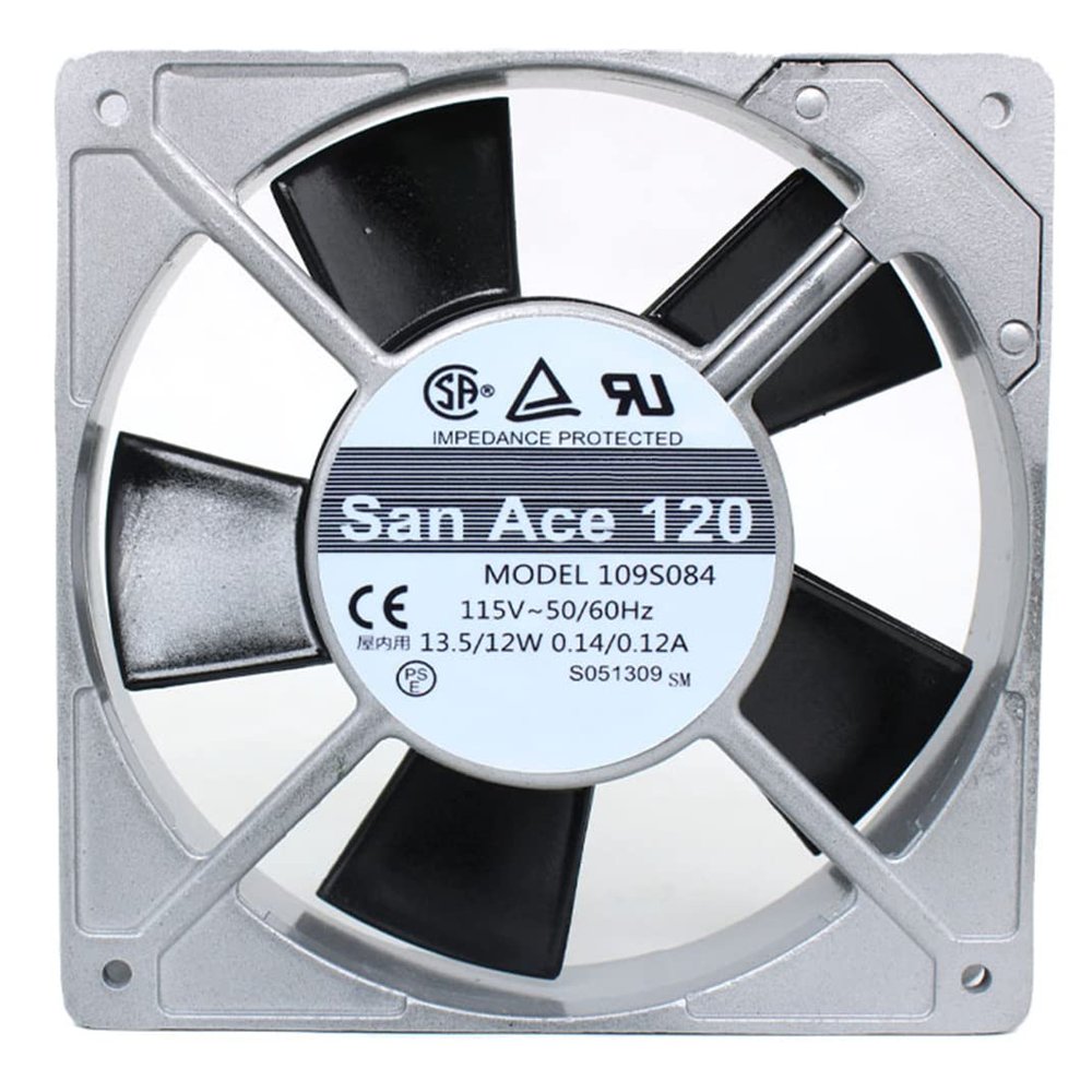 109S084 2-pin AC 115V 0.14/0.12A 13.5/12W 120x120x25mm Cooling Fan