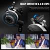 LEOFOTO Follow Focus Gear Ring Kit with A & B Stops, 15mm Rod, Rod Clamp and Silicone Gear, Compatible with Lenses up to 114mm in Diameter, Weight 290g, for Mirrorless and Cinema Cameras (LFF-01) view 3