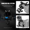 LEOFOTO Follow Focus Gear Ring Kit with A & B Stops, 15mm Rod, Rod Clamp and Silicone Gear, Compatible with Lenses up to 114mm in Diameter, Weight 290g, for Mirrorless and Cinema Cameras (LFF-01) view 4