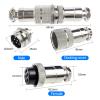 GX20, 7-Pin, Inline Cable, Circular Connector, Male & Female, 5 Sets view 3