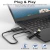 TONGTION Wireless HDMI Extender, Wireless HDMI Transmitter and Receiver, 2.4/5GHz Plug & Play, for Streaming Video and Audio to Monitor from Laptop/Pc/Tv Box(1080P-NEW) view 2