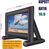 18 Feet Inflatable Projector Screen Outside Blow Up Movie Screen- Includes Inflation Fan, Tie-Downs and Storage Bag- Great for Outdoor Party Backyard Pool Fun view 2