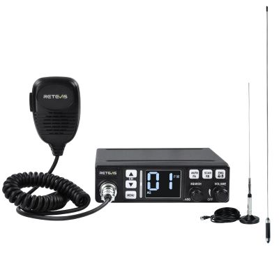 Retevis MB3 40-Channel AM/FM CB Radio Kit with Antenna, CB Radio for Truck