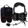 P1 General Aviation Headset with Pilot Headset Bag, and 100% Cotton Ear Cloth Cover view 1