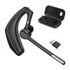 Herloreen Wireless Bluetooth Headset for Work with Built-in Microphone Charging Case Call Noise Canceling Mic for PC Computer, Laptop, Cell Phones, Remote Work, Call Center, Trucker Work, Business view 1