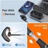 Herloreen Wireless Bluetooth Headset for Work with Built-in Microphone Charging Case Call Noise Canceling Mic for PC Computer, Laptop, Cell Phones, Remote Work, Call Center, Trucker Work, Business view 3