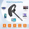 Herloreen Wireless Bluetooth Headset for Work with Built-in Microphone Charging Case Call Noise Canceling Mic for PC Computer, Laptop, Cell Phones, Remote Work, Call Center, Trucker Work, Business view 4