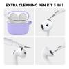 AhaStyle AirPods 4 Case Cover (2024) with Cleaning Kit Soft Silicone Shockproof Cover Skin for Apple AirPods 4th Gen Support USB-C & Wireless Charging view 4