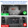 2+32G Android 12 Double Din Car Stereo for Kia K3 Cerato 3 Forte 2013-2018 with 9 Inch Touchscreen Radio Built-in Wireless Carplay/Android Auto/GPS/Bluetooth/FM/AUX-in/SWC/Backup Camera view 2