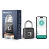 NexusLab Smart Fingerprint Padlock, Locker Lock, Gym Lock with TUYA App Control, IP67 Waterproof, 10 Fingerprints, Stainless Steel Shackle for School Locker, Fence, Gym Locker & Outdoor Gatres view 1
