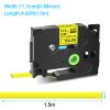 GREENCYCLE 30 Pack Compatible for Brother P-Touch Hse631 Hse-631 Hs-631 Hs631 Heat Shrink Tube Label Tape Hse 11.7mm 0.46" Black on Yellow Label Tape for PTE300 PTE500 PTP750WVP Printer view 4