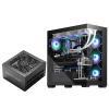 darkFlash DS900 ATX Full View Dual Tempered Glass PC Case + PMT850 Fully Modular ATX Power Supply(Black) view 1