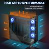 darkFlash DS900 ATX Full View Dual Tempered Glass PC Case + PMT850 Fully Modular ATX Power Supply(Black) view 3