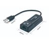 VMXYONV USB2.0 to RJ45 Network Cable OTG Cable Adapter 100Mbps Wired Network Card External Network Card with LED Indicator(Adapter) view 2