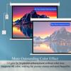 Electric Projector Screen with Remote, 72 Inch Motorized Projection Screen, 4:3 16:9 Indoor Projector Screen, Pull Down HD Screens, 4K 3D HD Motorized Widescreen(4:3) view 2
