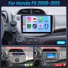 4 Core Car Radio for Honda Fit 2008-2013: 10" 1280 * 800 HD Touch Screen Stereo with Wireless CarPlay Android Auto Bluetooth 5GWiFi GPS FM SWC Backup Camera view 2