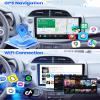 4 Core Car Radio for Honda Fit 2008-2013: 10" 1280 * 800 HD Touch Screen Stereo with Wireless CarPlay Android Auto Bluetooth 5GWiFi GPS FM SWC Backup Camera view 4
