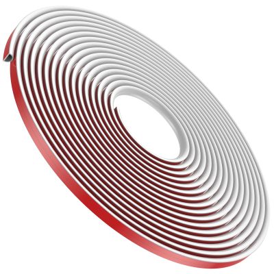 Wall Cord Hider, Self-Adhesive Wire Cover Raceway for Walls, White Wire Cover Raceway, Flexible PVC Material Hiding Wall Mount TV Powers Cords in Home Office, W0.59 H0.39in (26Ft)