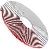 Wall Cord Hider, Self-Adhesive Wire Cover Raceway for Walls, White Wire Cover Raceway, Flexible PVC Material Hiding Wall Mount TV Powers Cords in Home Office, W0.59 H0.39in (26Ft) view 1