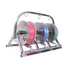 BXKCFYBSQ Foldable Wire Spool Rack,Wiring Spool Dispenser,Bulk Cable Holder,Heavy Duty Spool Storage Holder,for Electrical Industrial Use,220lbs Capacity(59x30x40cm) view 1