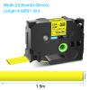 GREENCYCLE 20 Pack Compatible for Brother P-Touch Hse651 Hse-651 Hs-651 Hs651 Heat Shrink Tube Label Tape Hse 23.6mm 0.92" Black on Yellow Label Tape for PTE300 E500 E550W D600 P700 P900 P750W view 4