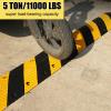 LYUCAYHQ Rubber Speed Bumps 1 Pack, 11000lbs Heavy Duty Driveway Ramps, 2.4" Rise Height Cable Protector for Garage for Low Cars, Wheelchairs, 39 * 12 * 2 in view 3