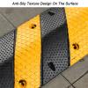 LYUCAYHQ Rubber Speed Bumps 1 Pack, 11000lbs Heavy Duty Driveway Ramps, 2.4" Rise Height Cable Protector for Garage for Low Cars, Wheelchairs, 39 * 12 * 2 in view 4