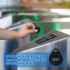 100pcs RFID Key Fobs Writable, Thin 26 Bit Proximity Key Fobs Fit for Prox Key ISO-Prox 1346 1386 1326 H10301 Format Readers, Works with The Vast Majority of Access Control Systems Black (100pcs) view 3