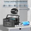 Rechargeable CD Player Boombox Bluetooth Cassette Player Combo + NOAA Weather Radio view 3