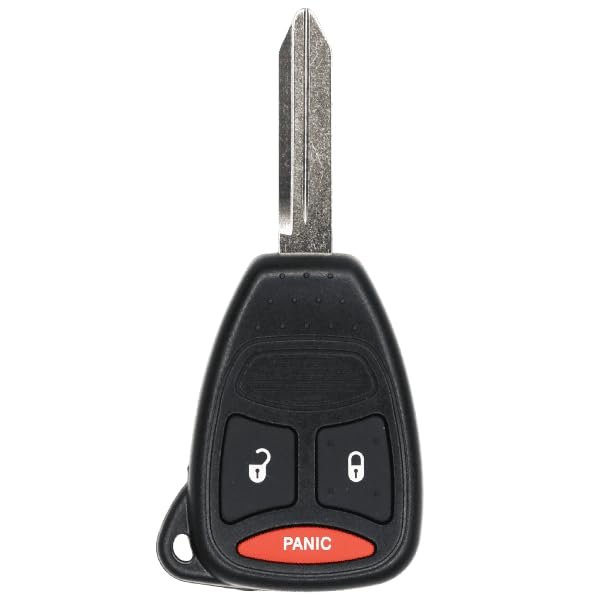 Eye4Techs Replacement Keyless Remote Head Key Fob for Dodge Nitro 2011 FCC KOBDT04A 2AOKM-CYV6 Part Number 05183348AA 05143608AA 056053000AH