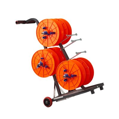 Wire Spool Rack with Wheel,Spool Cable Dispenser Spool Rack,Heavy Duty Spool Storage Holder,for Electrical Industrial Use,330lbs Capacity(Style 2)