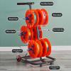 Wire Spool Rack with Wheel,Spool Cable Dispenser Spool Rack,Heavy Duty Spool Storage Holder,for Electrical Industrial Use,330lbs Capacity(Style 2) view 3