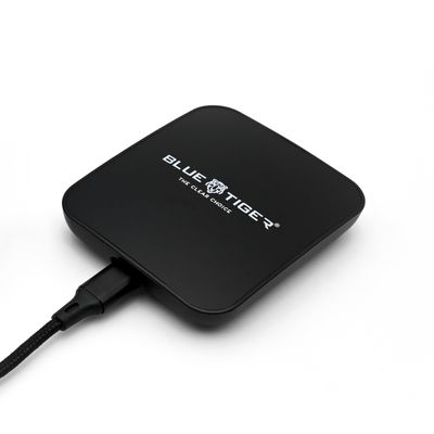 Blue Tiger TigerConnect Wireless iOS|Apple CarPlay & Android Auto Adapter Converts Wired to Wireless CarPlay Plug & Play Stable and Fast Connection for Cars & Trucks