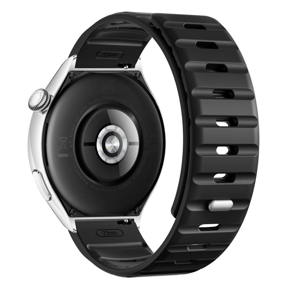 AISPORTS Compatible for Samsung Galaxy Watch 3 45mm Band Silicone, 22mm Quick Release Watch Band Soft Silicone Wristband Bracelet Replacement Band for Galaxy Watch 46mm/Gear S3 Classic/Frontier