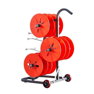 BXKCFYBSQ Wire Spool Rack with Wheel,Multi-Spool Wire Rack Dispenser,Heavy Duty Spool Storage Holder,for Electrical Industrial Use,330lbs Capacity