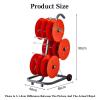 BXKCFYBSQ Wire Spool Rack with Wheel,Multi-Spool Wire Rack Dispenser,Heavy Duty Spool Storage Holder,for Electrical Industrial Use,330lbs Capacity view 2