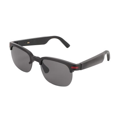 GOWENIC BT 5.1 Stereo Sound Smart Sunglasses, Music Sunglasses Earphones, 15m Range, Touch Control, Comfort Fit, Polarized Lenses, Anti Blue Light Film, for Riding Driving