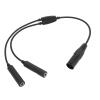 Pissente Aviation Headset Adapter, Professional, Connects GA Dual Plug to 5 Pin XLR, Suitable for Most Aviation Headsets view 3