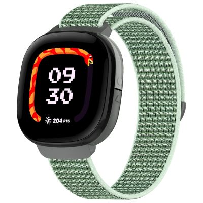 AISPORTS Nylon Band Compatible for Fitbit Ace LTE Band for Women Men, Adjustable Soft Stretch Braided Elastic Weave Nylon Solo Loop Bracelet Sport Wristband Replacement Band for Fitbit Ace LTE