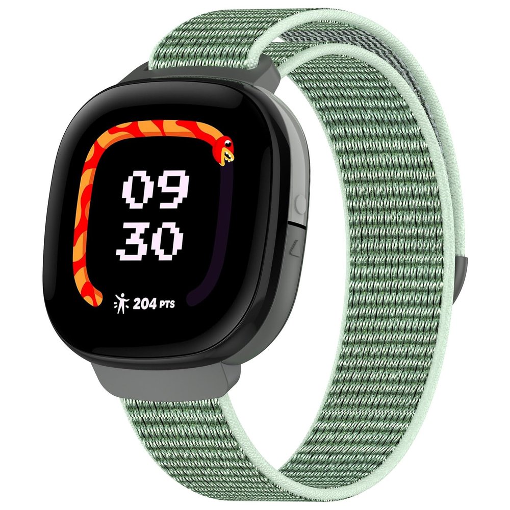AISPORTS Nylon Band Compatible for Fitbit Ace LTE Band for Women Men, Adjustable Soft Stretch Braided Elastic Weave Nylon Solo Loop Bracelet Sport Wristband Replacement Band for Fitbit Ace LTE