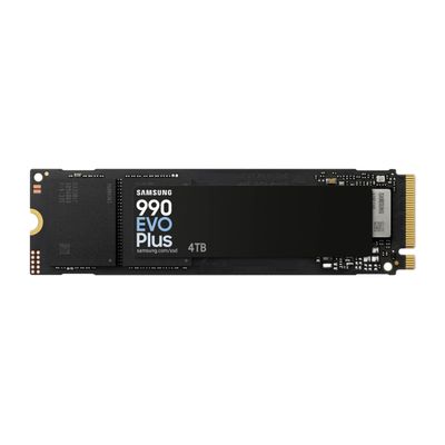 Samsung 990 EVO Plus SSD 4TB, PCIe Gen 4x4 | Gen 5x2 M.2, Speeds Up-to 7,250 MB/s, Upgrade Storage for PC/Laptops, HMB Technology and Intelligent Turbowrite 2.0, (MZ-V9S4T0B/AM)