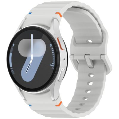 AISPORTS Compatible with Samsung Galaxy Watch FE/7/6/6 Classic/5/5 Pro/4/4 Classic Band Silicone for Women Men, 20mm Quick Release Watch Band Soft Flexible Silicone Sport Wristband Replacement Band