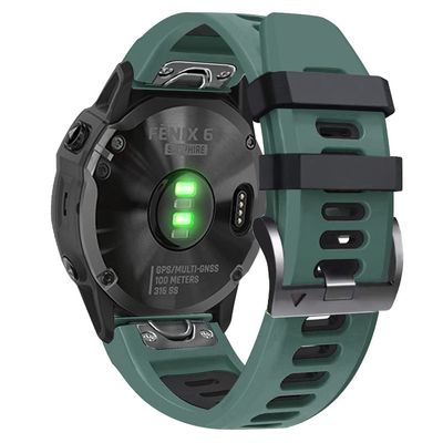 AISPORTS Compatible with Garmin Descent G1 Band Silicone, 22mm Quick Fit Watch Band Soft Sport Wristband Replacement Band for Garmin MARQ Commander/Adventurer/Athlete/Captain/Driver/Golfer/Aviator