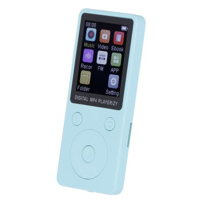 32GB MP3 Player with Bluetooth 5.0,1.8 inch Colour Screen Portable Music Player,Premium Audio Experience for Music Enthusiasts,Supports Expanded Up to 128GB (Blue)