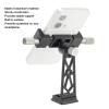 Cell Phone Holder, Adjustable Phone Holder Mount Clamp Smartphone Clip Aluminum Alloy Birdwatching Tripod Accessories with 2 Cold Shoe and 360 Degree Rotation view 3