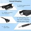 12V 4.17A Peloton Power Cord Replacement for Peloton Bike Power CordCompatible with Peloton Fitness Bike Console Charger Cord for Exercise Bike Model: PLTN-RB1VO PLTN-RB1V1 PLTN-RB1VQ view 4