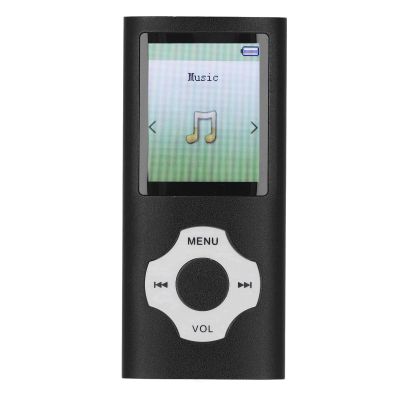 32GB MP3 Player & MP4 Player,MP3 Music Player,HiFi Sound 1.8in Color Screen Portable Video Music Player with Picture Video Voice Recorder E Book for Sport Running (Black)