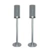 ZGOUO Speaker Stands Compatible with Sony HT-A9 7.1.4ch High Performance Home Theater Speaker SystemThe Stand can Hide The Power Cord and is Made of Aluminum Alloy Material (Silver Pair) view 1